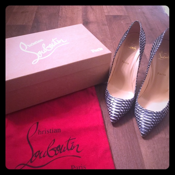 Louboutins " so Kate 120 snake" size 40 - Picture 1 of 4