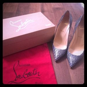 Louboutins " so Kate 120 snake" size 40