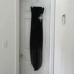 Black High-low Dress