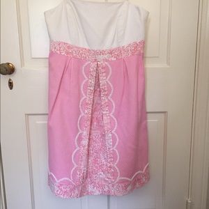 Lilly Pulitzer Jubilee strapless dress