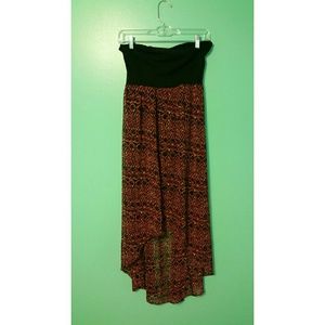 Cut out back maxi dress