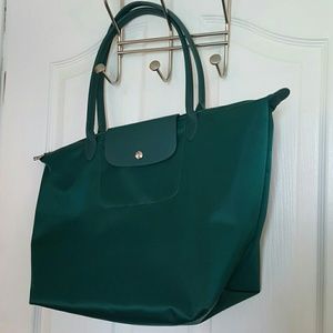 Long Champ large shoulder tote