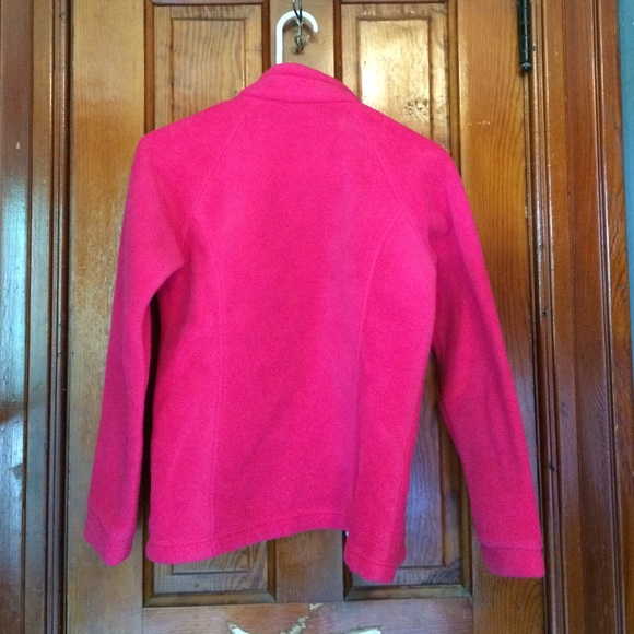 Hot pink fleece Columbia coat - Picture 4 of 4