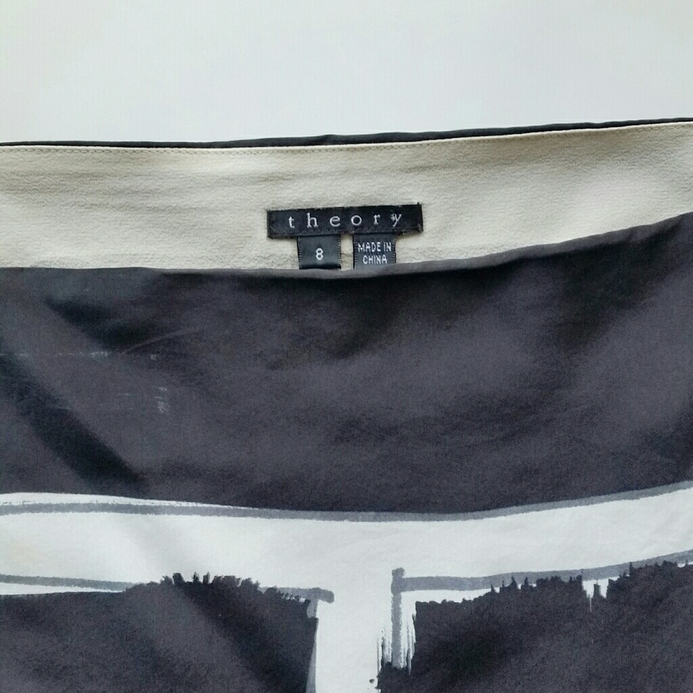 🔴SOLD🔴Theory Carlota Silk Scarf Colorblock Dress - Picture 4 of 5