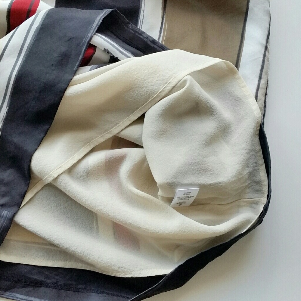 🔴SOLD🔴Theory Carlota Silk Scarf Colorblock Dress - Picture 5 of 5