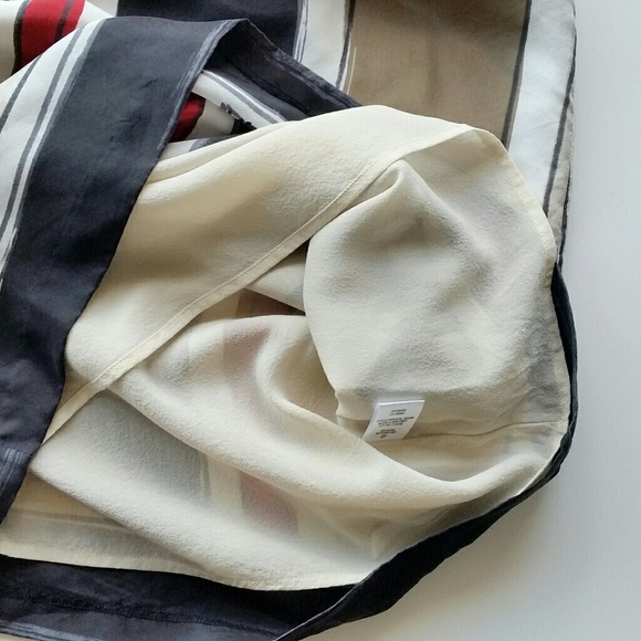 🔴SOLD🔴Theory Carlota Silk Scarf Colorblock Dress - Picture 5 of 5