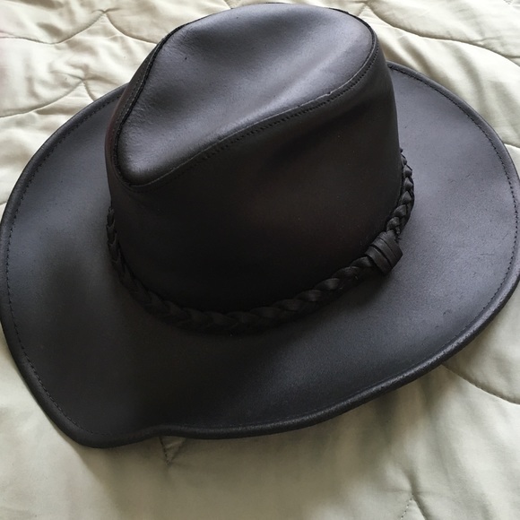 NEW LEATHER MONTANA HAT