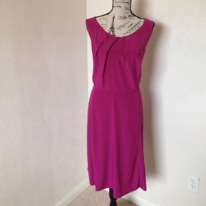 Magenta sleeveless dress