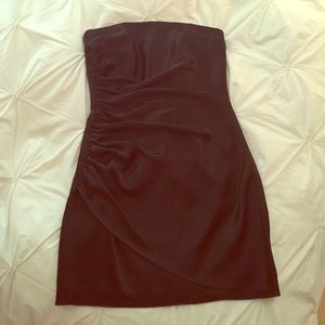 ABS strapless dress