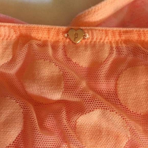 Coral polka dot bandeaus - Picture 2 of 3