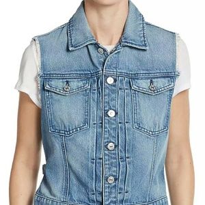 7 For All Mankind Denim Vest