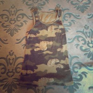 Camouflage tank top