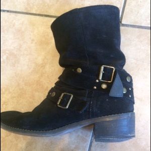 Black Moto boots