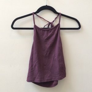 Purple Brandy Melville Sachi Halter