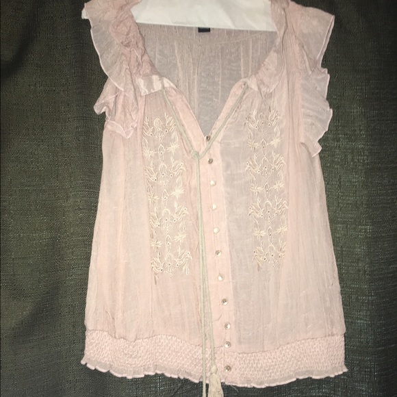 Pink blouse