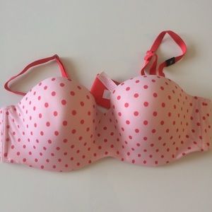 Lined Strapless Bra 38 C