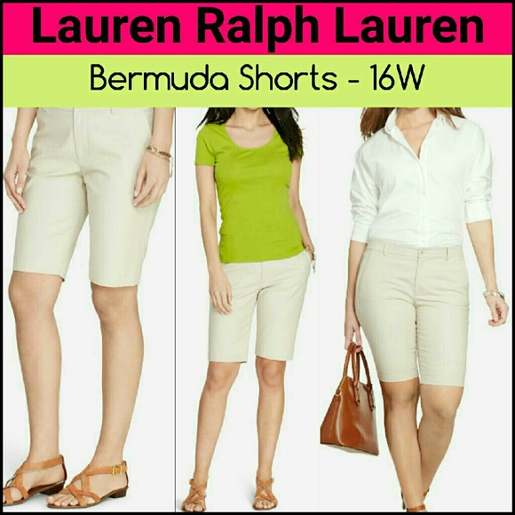 Flaw Sale - Ralph Lauren Bermuda Shorts 16W 1X
