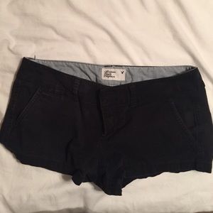 American eagle black shorts size 0