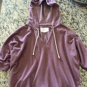 BCBGeneration mid-arm hoodie/pull-over