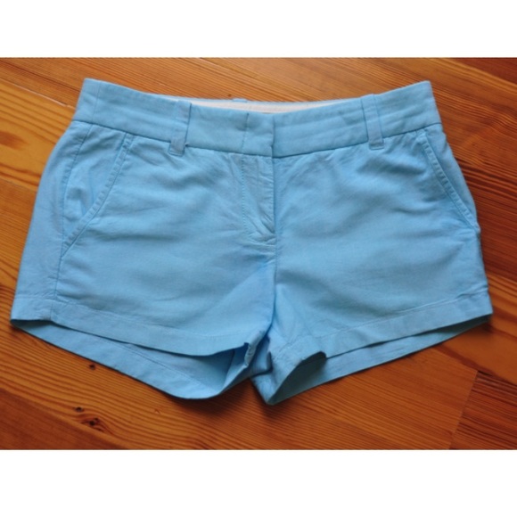 💧3" Sky Blue J Crew Chino Shorts💧