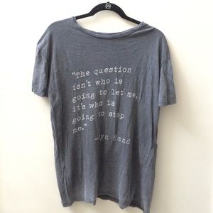 Brandy Melville Ayn Rand Tee