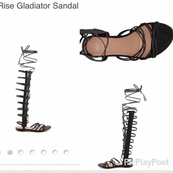 NWT Lace up/ Gladiator caged sandal
