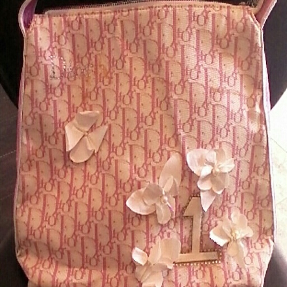 PINK CROSSBODY BAG WIDE SHOULDER STRAP - Picture 2 of 4