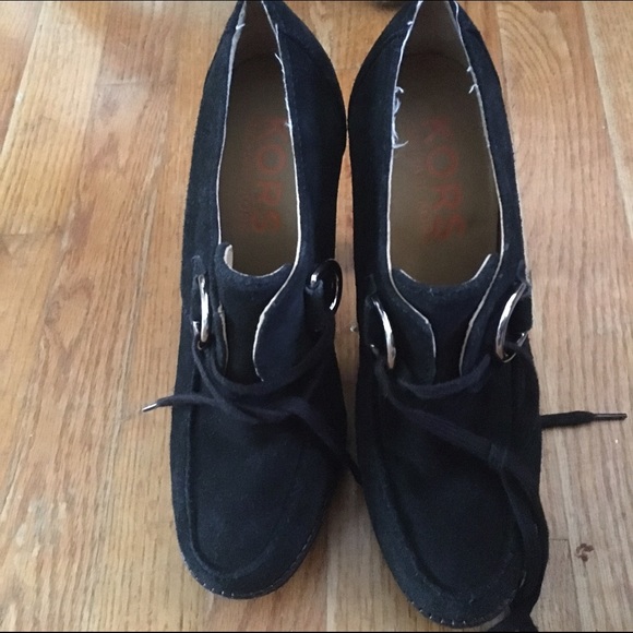 Michael Kors Size 8 Suede Platform Booties - Picture 1 of 3