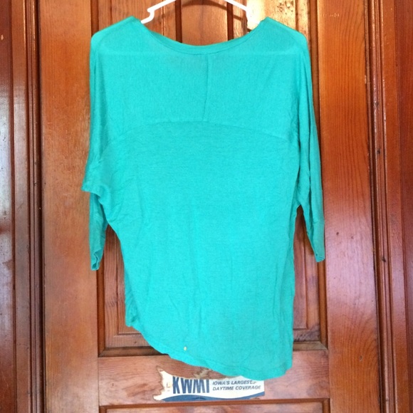 Oversized turquoise top - Picture 3 of 3