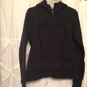 Black Lululemon scuba hoodie