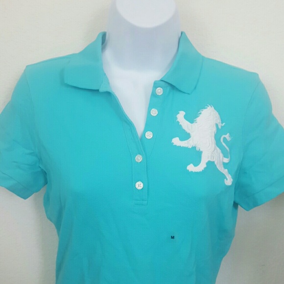 Express ||   Turquoise blue polo - Picture 3 of 3
