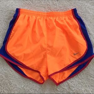Neon Orange Nike Running Shorts