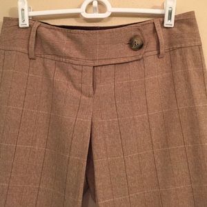 Tracy Evans Tweed-Look Brown Dress/Casual Pants.