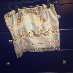 Dazzled mini skirt