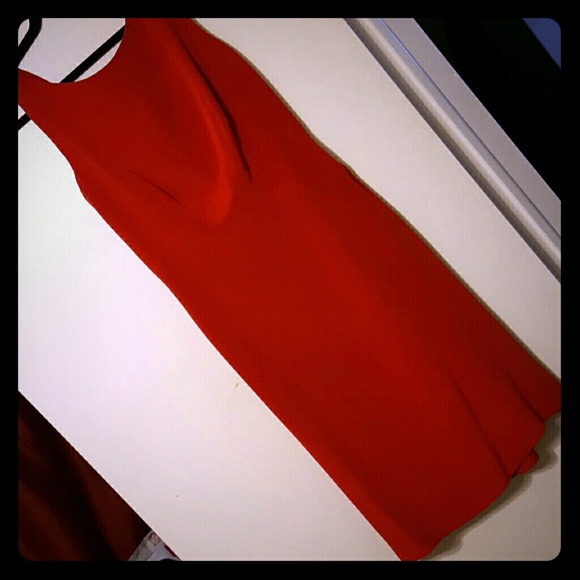 Liz Claiborne Red over the knee dress