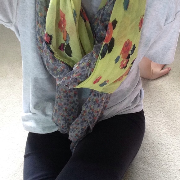 Boho Flower Scarf