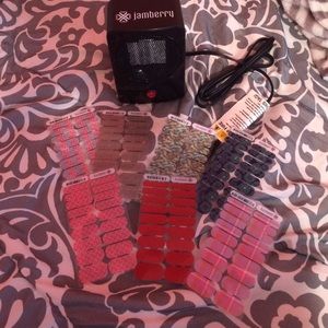 Jamberry nail wraps and heater