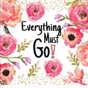 Closet Cleanout Everything Must Go!