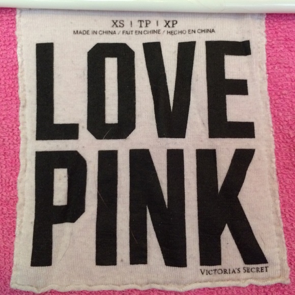 Pink VS zip up - Picture 2 of 3