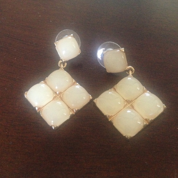 Off white earrings
