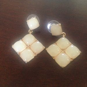 Off white earrings