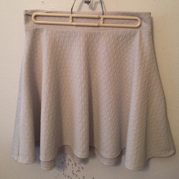 White High Waisted Skirt