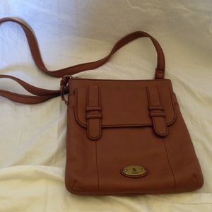 Fossil Leather Crossbody Bag