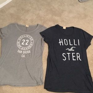 2 Hollister t-shirts