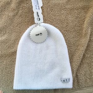 NEFF White Beanie