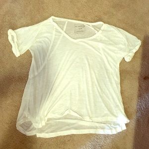 Free people, v-neck shirttail t-shirt