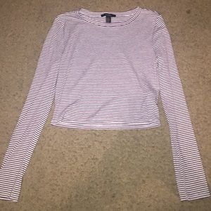 Long sleeve crop top