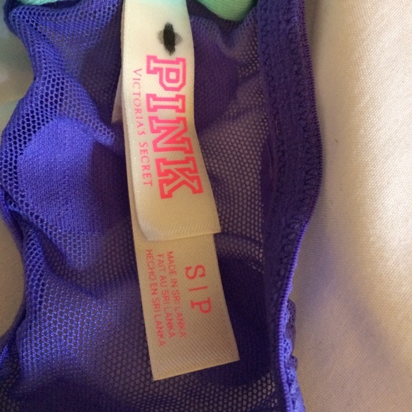 Purple polka dot bandeau - Picture 3 of 3