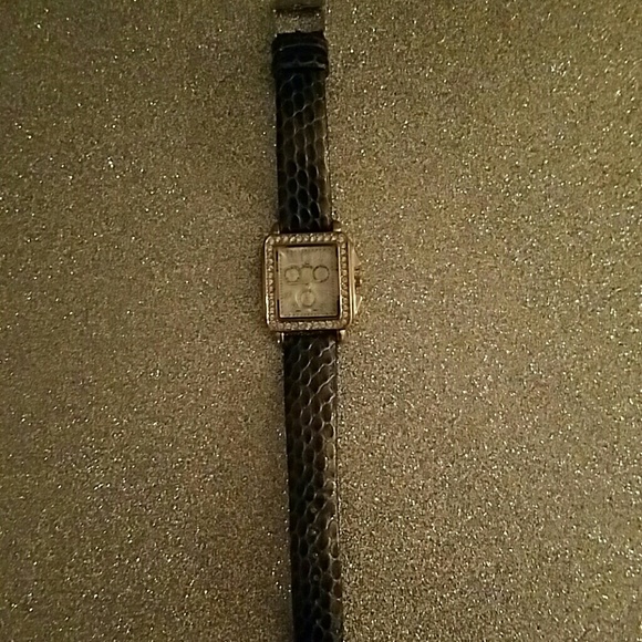 Black Rhinestone Watch