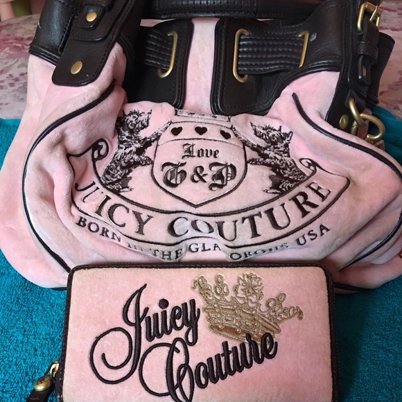 Authentic juicy couture bag with wallet